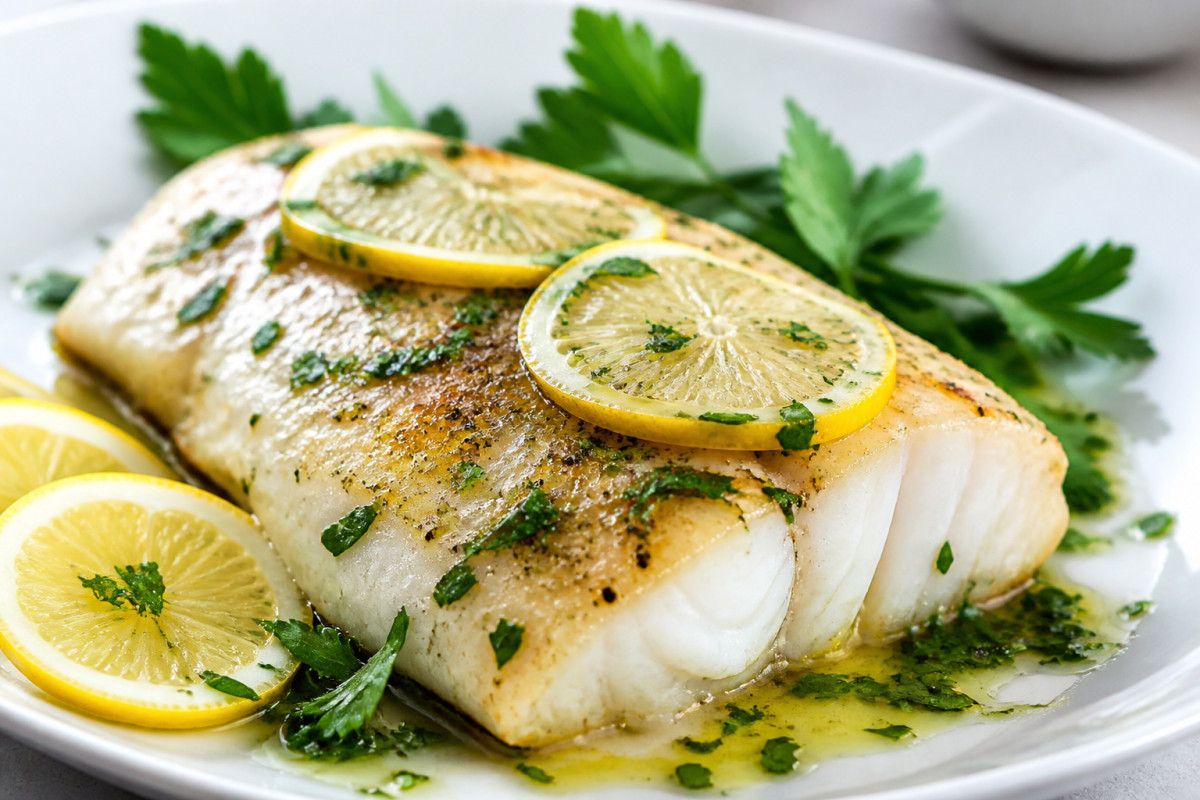 Baked Cod with Lemon