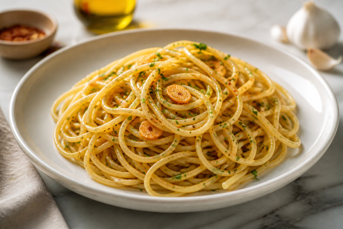 Garlic Olive Oil Pasta